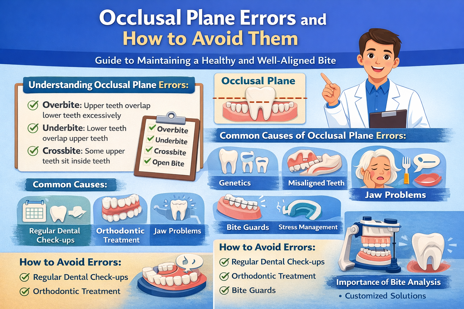 Occlusal Plane Errors and How to Avoid Them